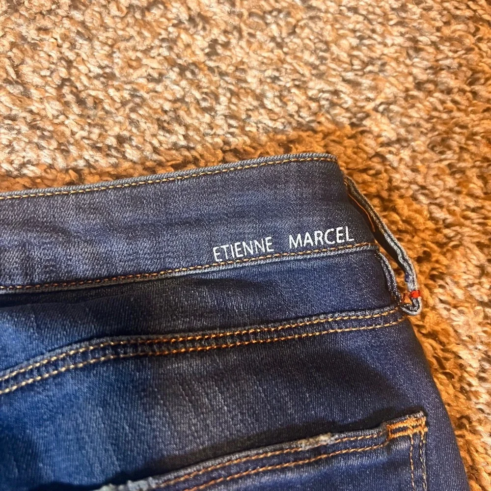 ETIENNE MARCEL Women Blue Denim Skinny Leg‎ Zipper Ankle Jeans Los Angeles Sz 29